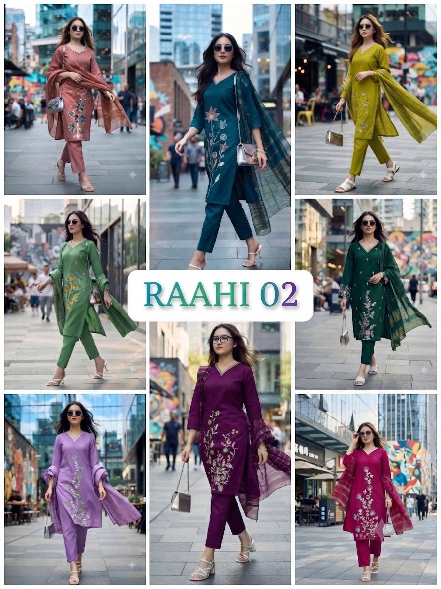 RAAHI  VOL-2 By Fashid Wholesale Stylish Beautiful Colourful ROMAN SILK Dresses At Wholesale Price